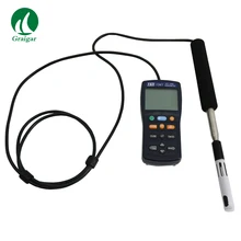 TES-1341 Высокоточный Анемометр горячей проволоки измеритель скорости ветра от 0,1 до 30,0 м/с