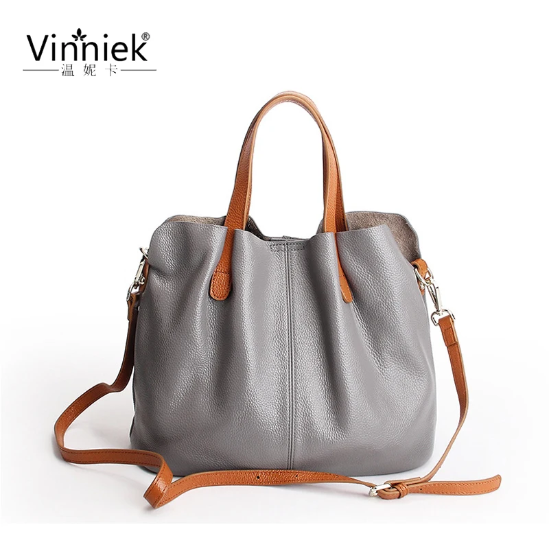 

100% genuine leather women bag luxury brand handbag fashion casual ladies shoulder bag Messenger bag wild large capacity bag