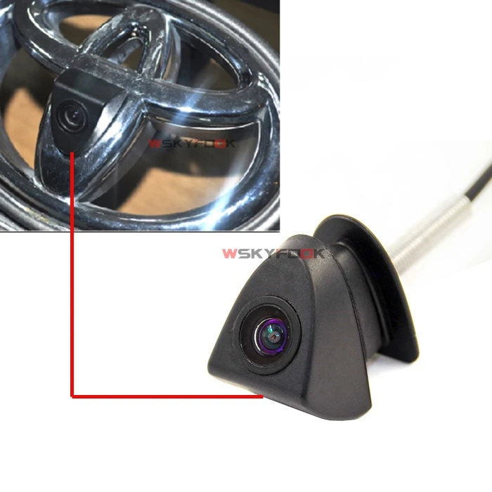 CCD HD Car Front View Logo Parking Reversing font b Camera b font For Toyota Prado