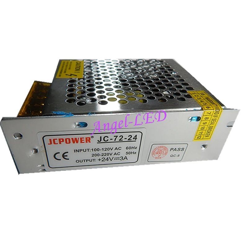 

best price DC24V 3A Universal Regulated Switching Power Supply DC24V Voltage transformer for LED strip lamp