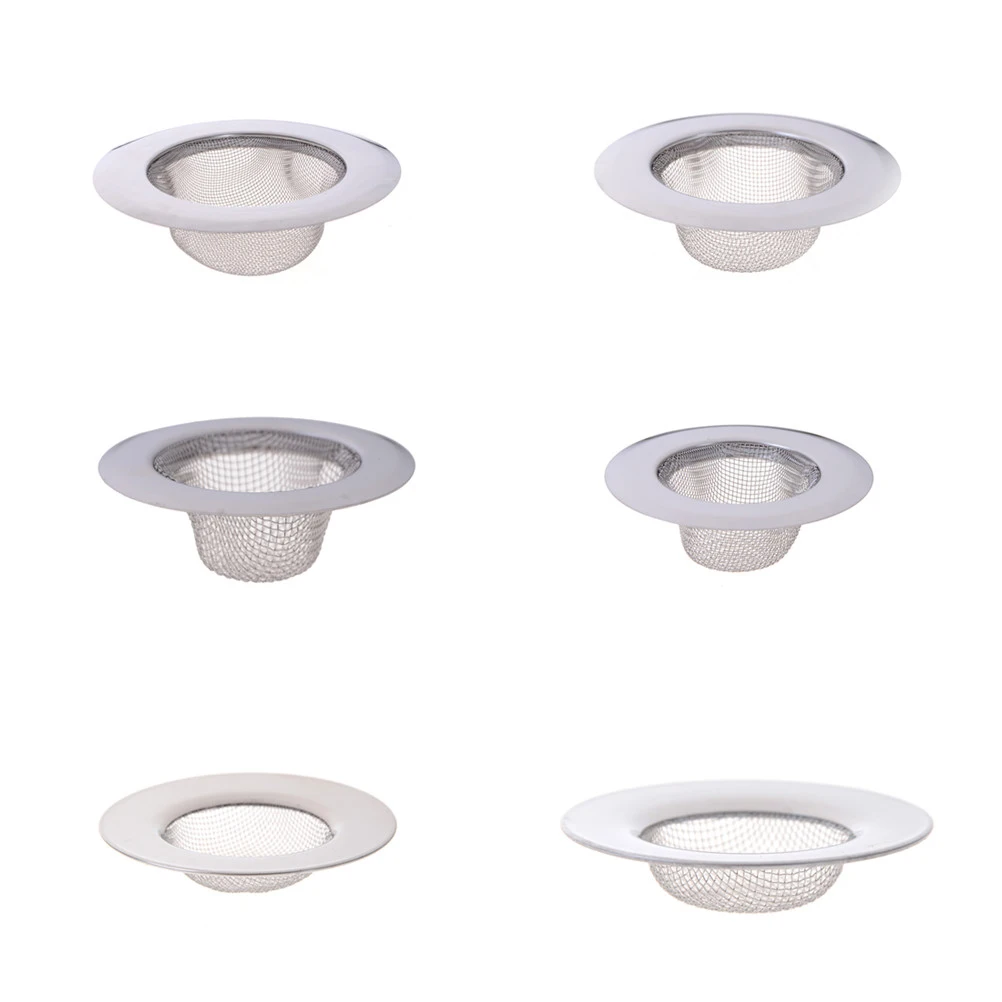 

Stainless Steel Bathtub Hair Catcher Stopper Shower Drain Hole Filter Trap Metal Sink Kitchen Bathroom Strainer