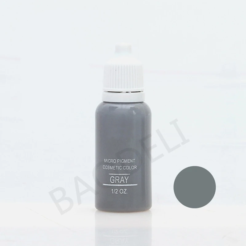 

Classic GRAY Tattoo Ink 10PCS Eyebrow Tattoo Beauty Kit 15ml