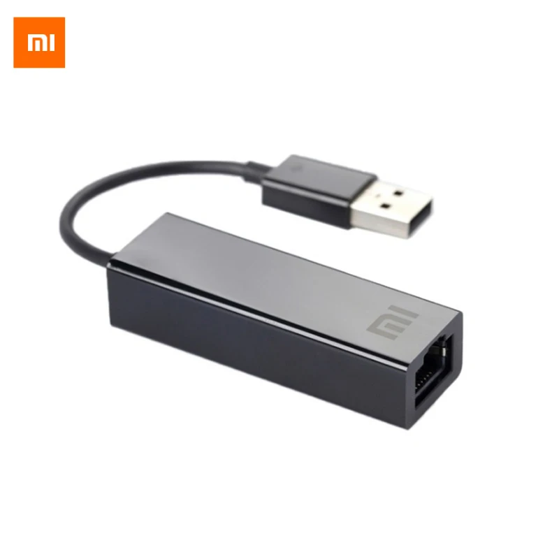 Xiaomi USB 2,0 Ethernet адаптер 10 Мбит/с/100 Мбит/с мегабит RJ45 сетевой адаптер LAN адаптер для tv BOX 3 ноутбука