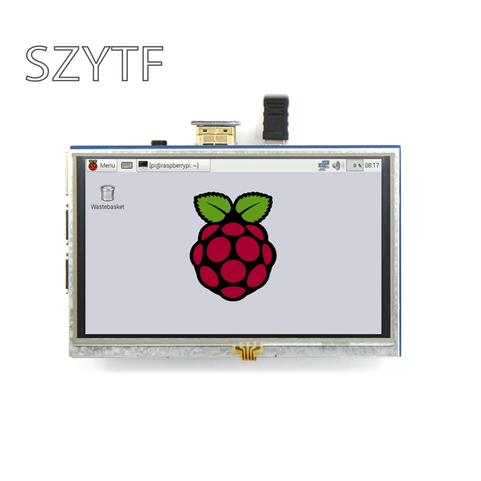 Сенсорный экран 5 дюймов ЖК-дисплей высокой четкости для Raspberry PI 3 PI 2/B