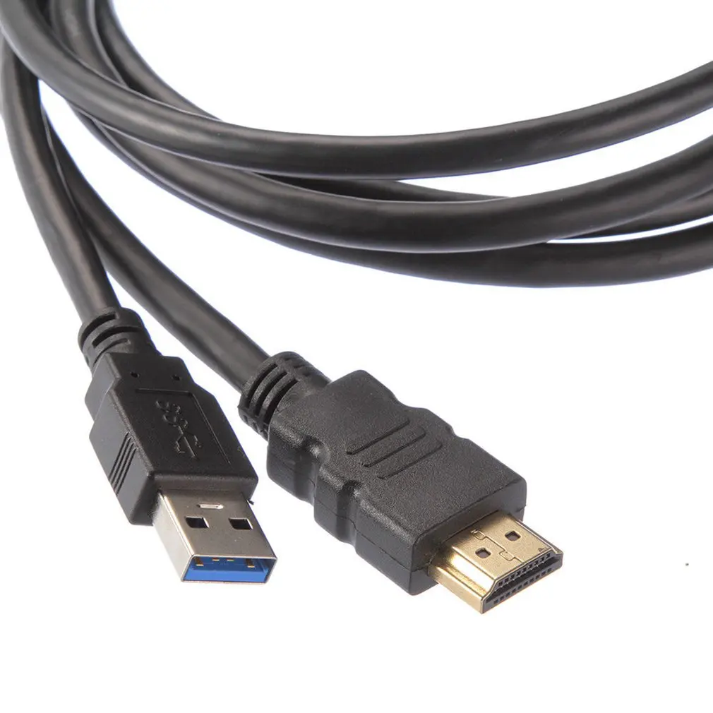 1 м USB 3,0 HDMI удлинитель флеш приборная панель монтажный кабель для автомобиля лодки мотоцикла