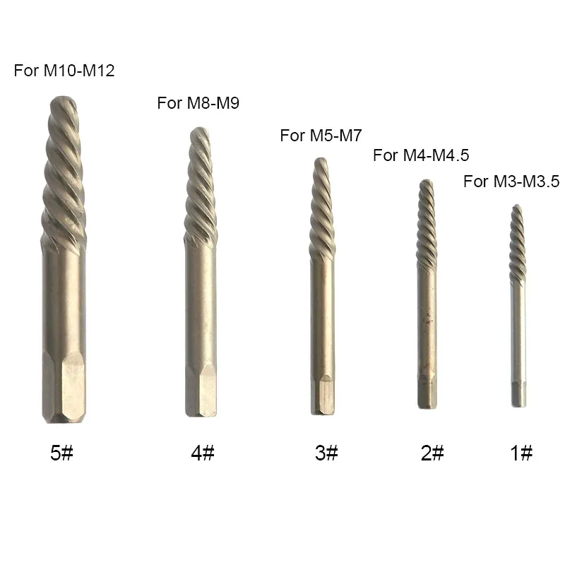 11 шт. винтовое сверло для извлечения поврежденных сломанных болтов для удаления болтов Регулируемый ключ для удаления штифтов набор инструментов для деревообработки