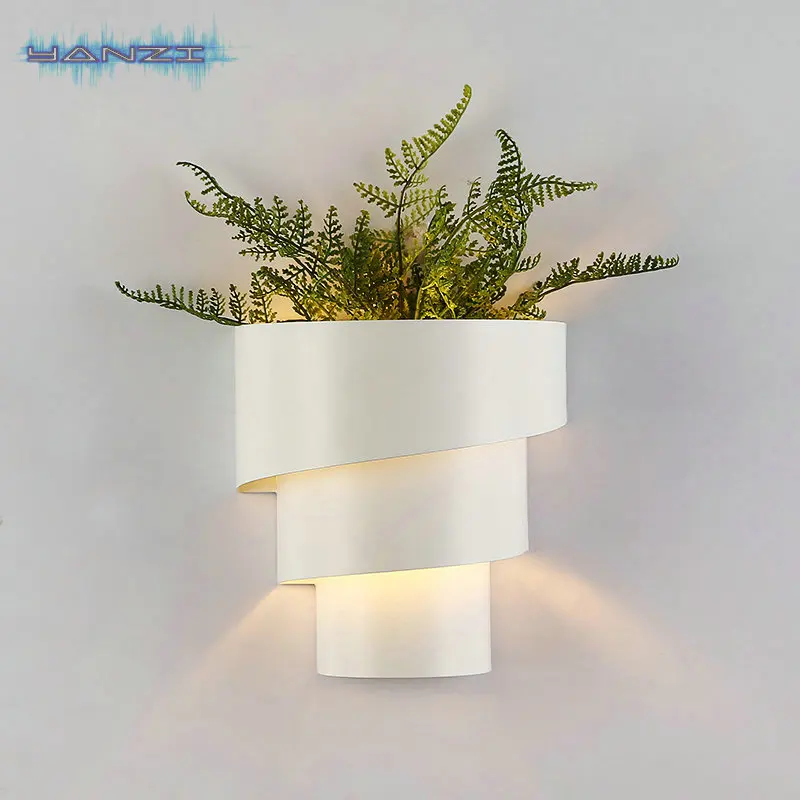 Simple Modern Lighting E27 Wall Lamp Bedroom Wall Light Bedside Lamp Creative Personality Wall Lamps Wall
