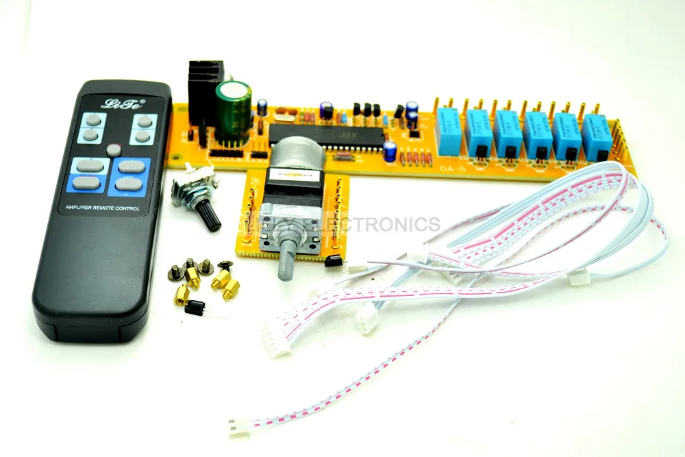 Lite GA-5 4 ALPS Remote volume control 4 ways board combined motor AC9-12V RCA input