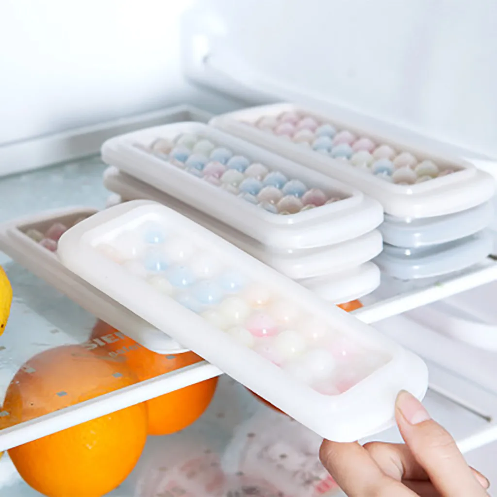 

Ice Ball Mould Ice Cube Maker Storage Containers Frozen Ice Cream DIY Mold Reusable Home Made Ice Tray Decorating DIY Tools