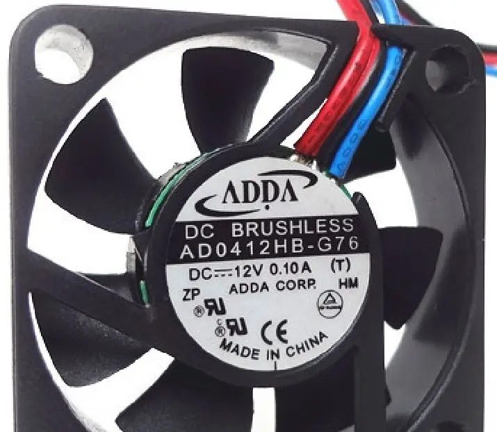 ADDA AD0412HS-G70 DC12V 0.10A Quiet A Cooling Fan #LRR