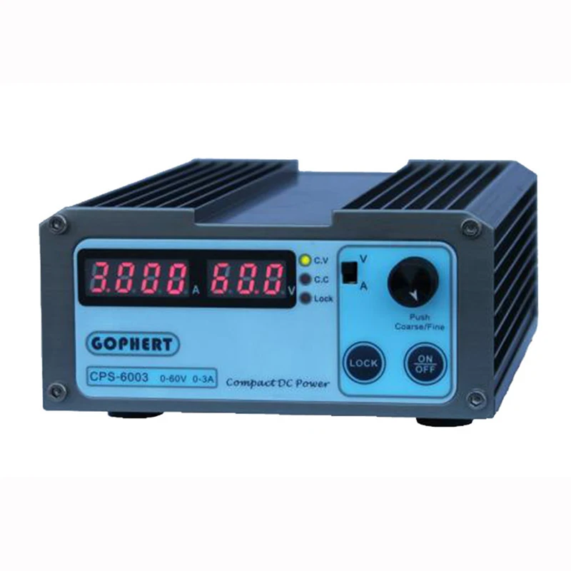 Высокоточный цифровой Регулируемый импульсный источник питания OVP/OCP/OTP низкая мощность 110 V/220 V AC CPS-6003 60V 3A DC