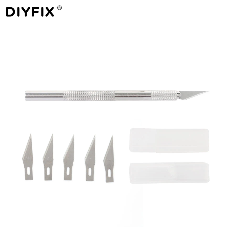 DIYFIX металлический нож для скальпеля нескользящий резак гравировальные