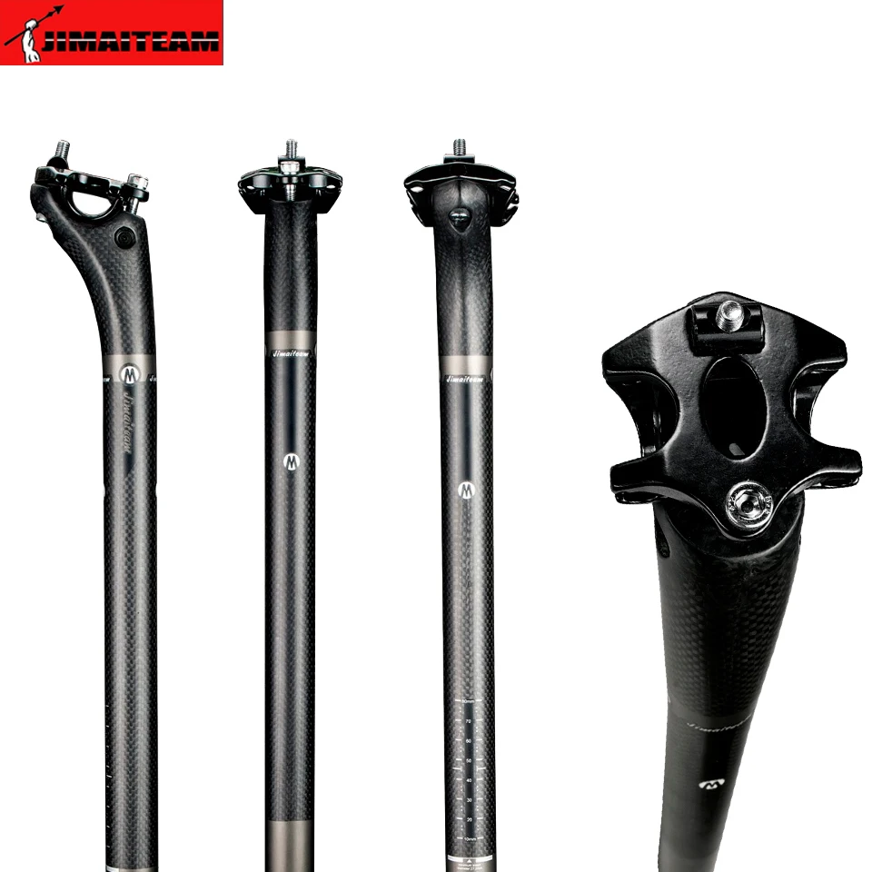 JIMAITEAM Bicycle Seat Posts Carbon Road/Mtb 3K Matte Offset Seat post