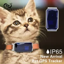 2018 New Waterproof GPS Tracker for Cats with Collar Mini GPS Tracker Dog Pets Cow Horse Free Lifetime APP and Platform
