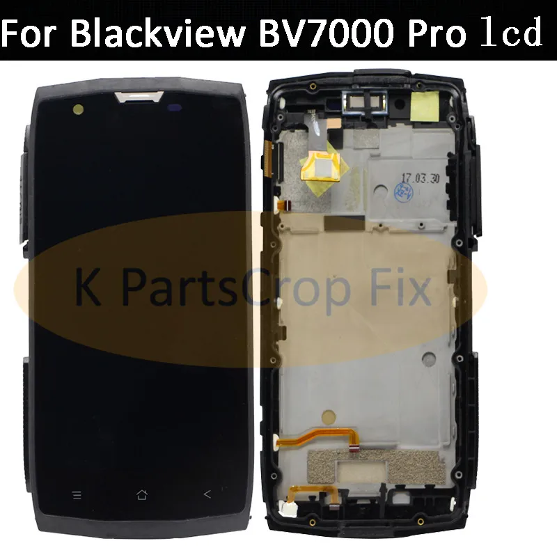 ЖК-дисплей с рамкой для Blackview BV7000 PRO сенсорный экран 100% дюйма дигитайзер экрана в