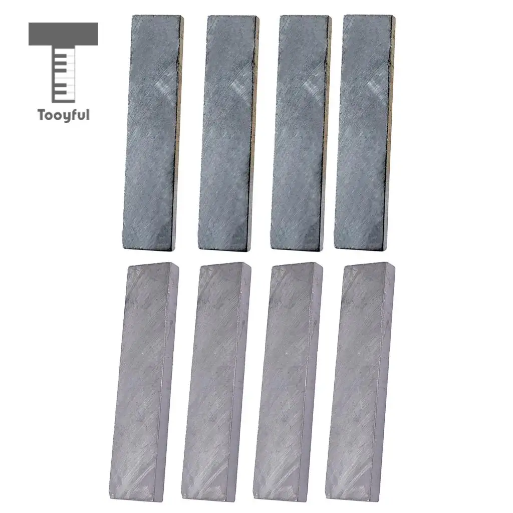 

Tooyful 4pcs Double Coil Humbucker Pickup Bar Magnet for Electric Guitar Replacement Parts Black