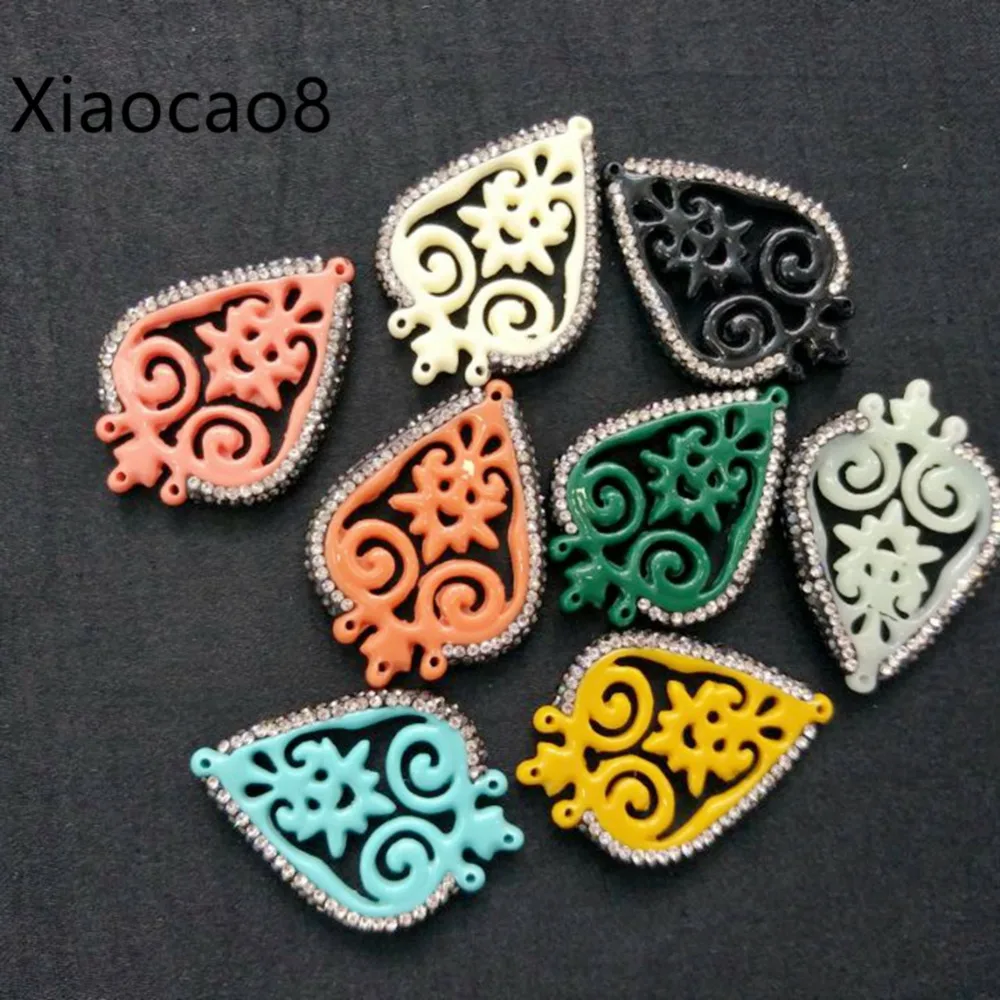 Download Aliexpress.com : Buy 5 Pieces Mix Color Resin Jewelry Findings Necklace Jewelry Connectors DIY ...
