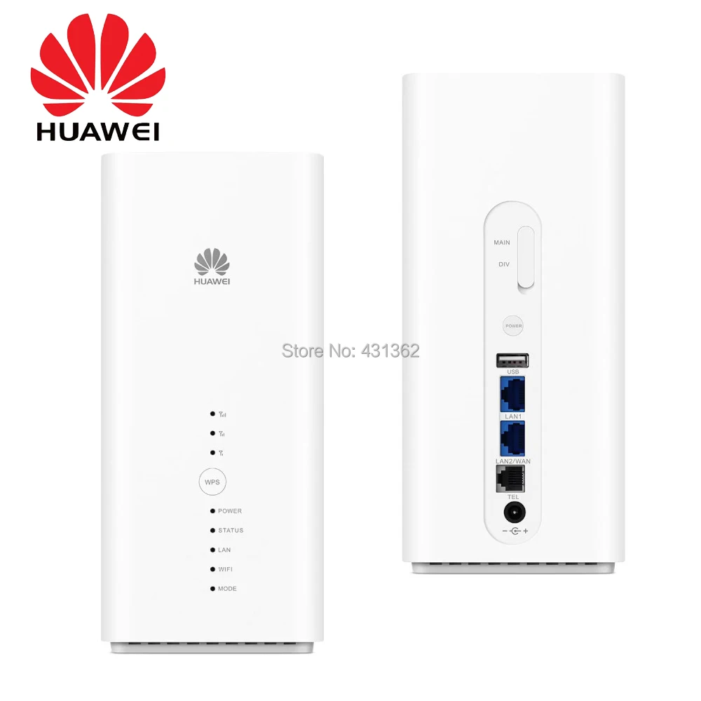Модем Huawei B618 600 Мбит/с 4G LTE поддержка FDD B1/3/5/7/8/28|3G/4G роутеры| |