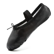 Кожаные балетки; обувь для девочек из коровьей замши; балетки для маленьких детей; мягкая танцевальная обувь для гимнастики