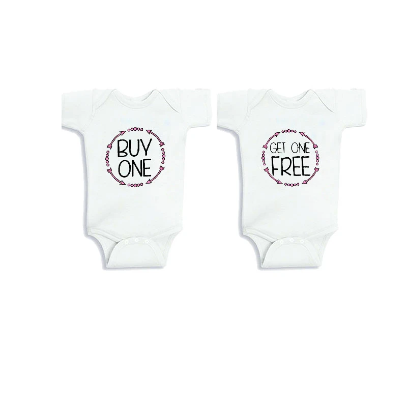 Culbutomind Acheter Un Obtenir Un Gratuit Drole Mignon Jumeaux Bebe Vetements Body Nouveau Ne Jumeaux Garcons Filles Anniversaire Douche Cadeau Aliexpress