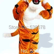 Мощность кошка тигр Маскоты костюм для взрослых Размеры диких животных Стиль Карнавал партия Cosply Маскоты te Маскоты наряд костюм комплект fit sw1057