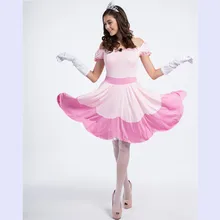 Vestido de princesa rosa de Halloween, ropa de cuento de hadas, vestido Vintage europeo, tema de cuento de hadas, traje de cantante de escenario L1891066