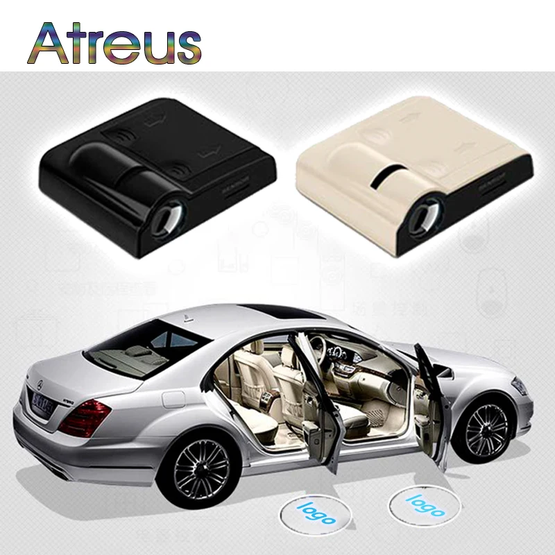 

Atreus 2X Car LED courtesy lamp Projector Door Welcome Light For BMW E46 E39 E60 Mini Cooper Mercedes Toyota Corolla Peugeot 307