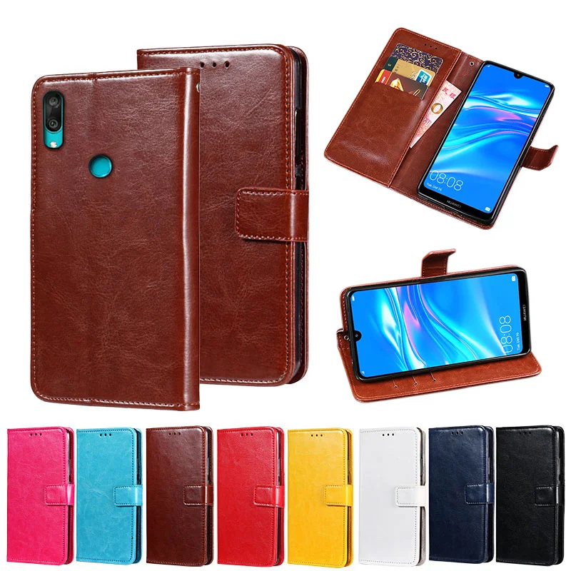 Anunob huawei Y7 2019 чехол Prime раскладушка кожаный для телефона Y7Prime2019 Y72019 DUB LX1