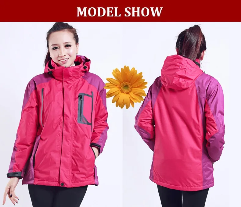 7.4V Brand Windstopper Softshell Jacket Women Winter Skiing Snowboarding Hiking Jacket Female Waterproof Outdoor Sportswear Coat (3)