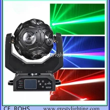 12 шт./партия Новинка! 12 шт. 20 Вт 4в1 светодиодный s луч 360 Вращение светодиодный футбол движущаяся голова сценические огни движущаяся голова