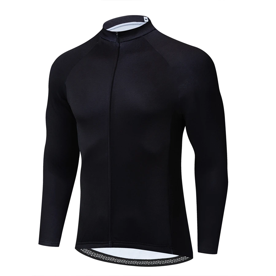

Whole Black Cycling Jackets Reflective Strip Bicycle Clothing Windproof MTB Clothes Warm Autumn Winter Thermal Fleece Bike Coat