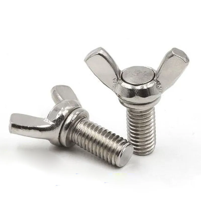 M5 M6 Butterfly Thumb Screws Horn Screw Wing Bolts Stainless Steel Bolt