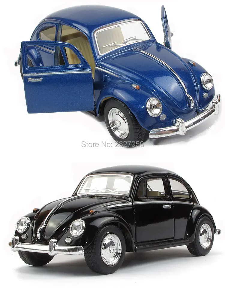 Kinsmart VW classic Beetle 1967 1:32 5 дюймов литой под давлением Металлический Игрушечный Автомобиль из сплава оттягивающийся автомобиль в подарок для детей