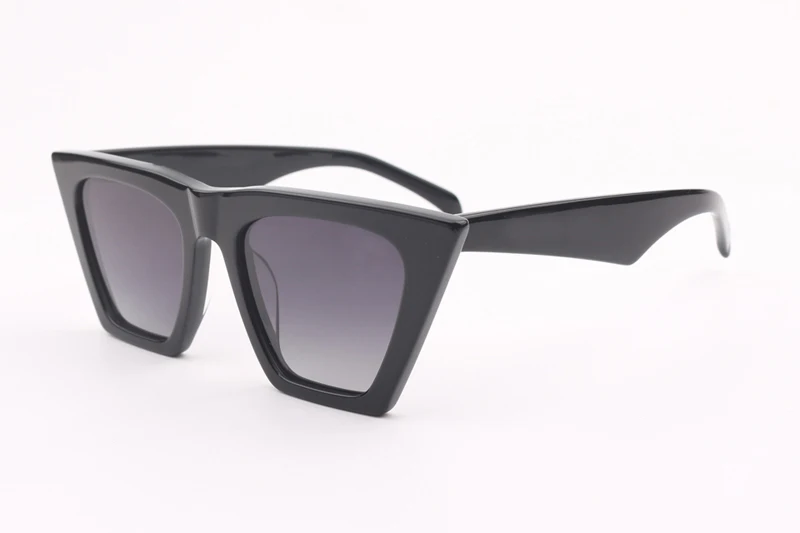 Высокое качество квадратная оправа Для женщин модные солнцезащитные очки прямой плоский оттенки UV400