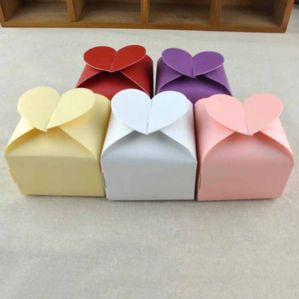 

Candy Box Colors Love Heart Wedding Party Favors Candy Gifts Boxes Wedding Favor Gift Boxes Gift Bags for Baby Shower Party
