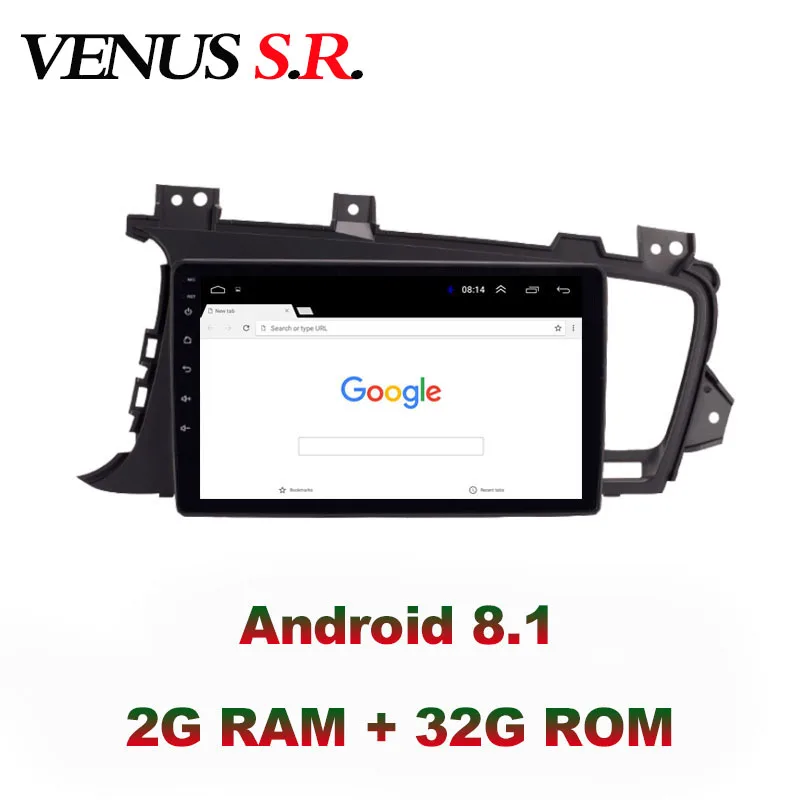 Best VenusSR Android 8.1 IPS 2G+32G 8 CORE Car DVD Player GPS Navigation Multimedia For KIA optima K5 radio 2011-2015 car stereo 1