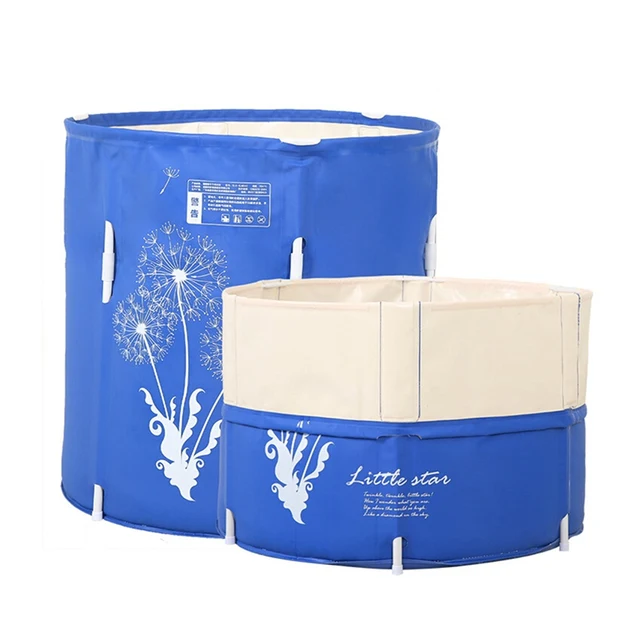 NUOVO!!! Blu 70x70 cm Vasche da bagno Portatile Vasca Da Bagno Per ... NUOVO!!! Blu 70x70 cm Vasche da bagno Portatile Vasca Da Bagno Per ...