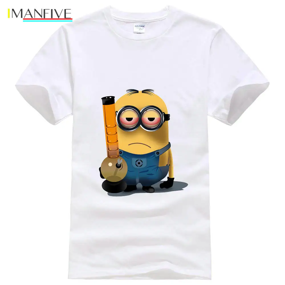 

Stoned Minion - Mens Funny Minions T-Shirt Weed Bong Spliff