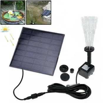 

Solar Power Fountain Water Pump Floating Panel 175L/H Garden Pool Plants Pond