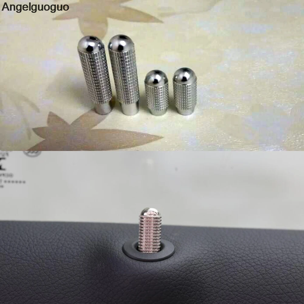 Angelguoguo Car door bolt lock pin auto door bolt knob trim cover for Mercedes Benz C class W204 180 200 2008-2014
