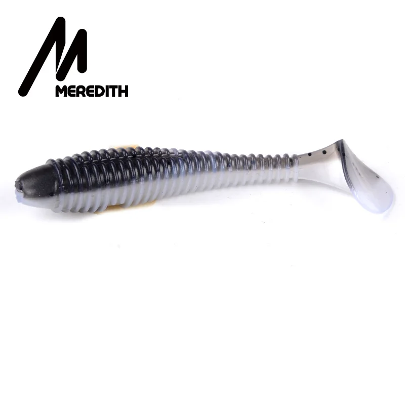 От магазина Meredith 10 шт. 5 см мягкие приманки с длинным хвостом для рыболовная