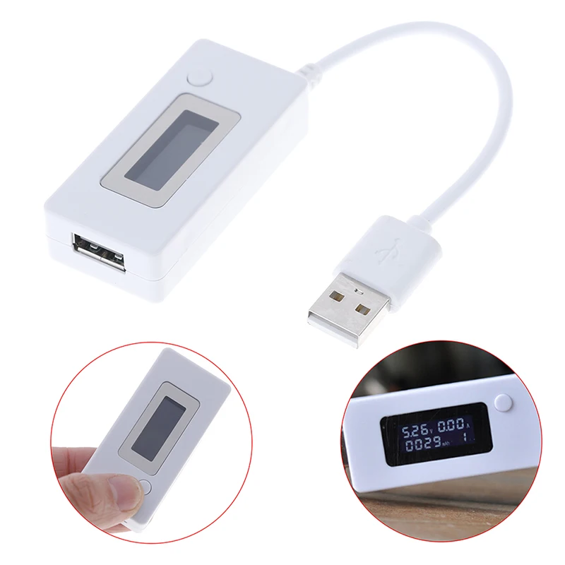 1Pcs LCD Battery Charge Measure Voltage Current Tester Mobile Power Module USB Load