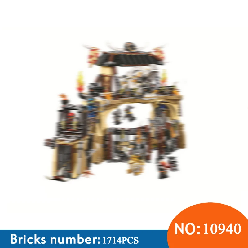 

Bela 10940 Ninja Series Dragon Pit Dragon Master/Jay/Zane Building Block Bricks Toys For Children Compatible With 70655