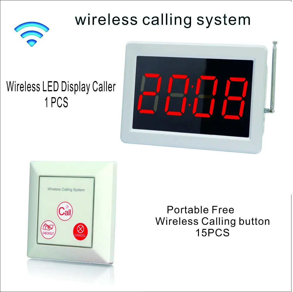 SHIHUI Wireless wall-mounted Calling System for Restaurant Cafe Pager caller | Электроника