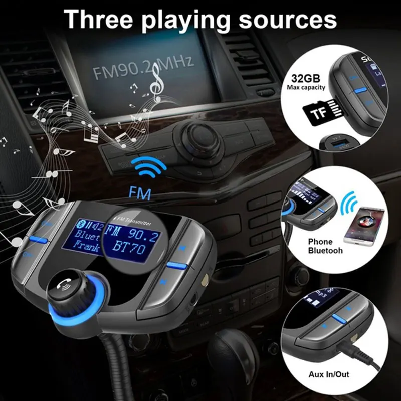 Беспроводной Bluetooth приемник Vehemo 4 2 Mp3 автомобильный Электронная колонка домашняя