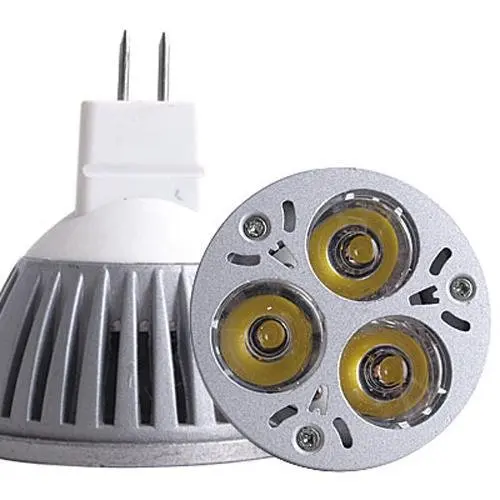 4X3 светодиодный MR16 Luz Lmpara Bombilla Blanca Clida 3W AC/DC 12V