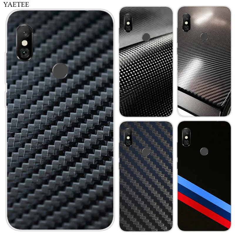 

Fashion Soft Silicone Case For Xiaomi Xiomi redmi 4A 4 Pro 3S S2 6A Note 6 Pro 5 Plus 5A 4X 4 Cover car carbon fibre