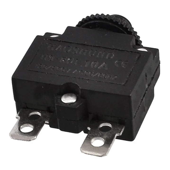 

AC 125/250V 10A Circuit Breaker Thermal Overload Protector Black
