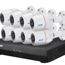 ESCAM PK805 2MP 1080 P ip-камера 8CH POE NVR система безопасности