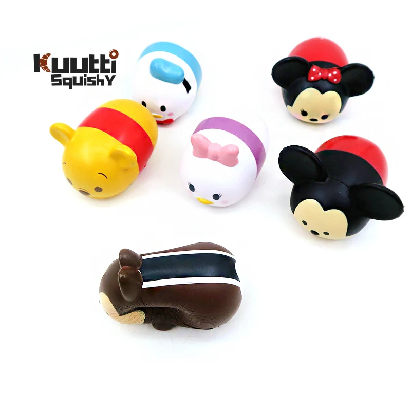 Kuutti мягкие 1 шт. милые животные животик очень медленно поднимающиеся с героями